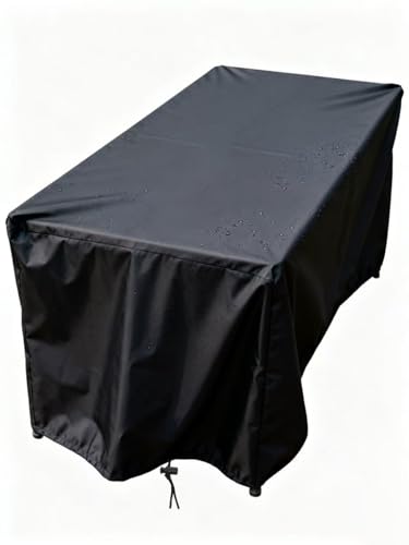 200x125x70cm/LxlxH Housse Salon De Jardin Housse Protection Table De Jardin Exterieur Bache Table Exterieur Rectangulaire Tissu Oxford 600d Couverture De...