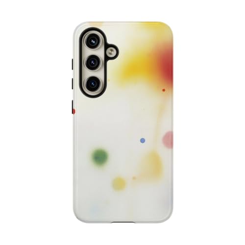 Coque Samsung S24 rigide à pois design coloré pour le quotidien
