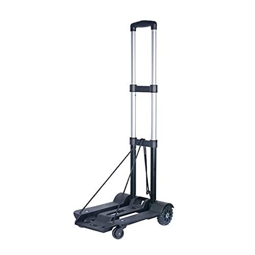 Carretilla plegable 4 ruedas 55kg capacidad miniatura 1