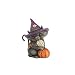 Jim Shore for Enesco Heartwood Creek Mini Black Cat Witch Figurine, 3.5"