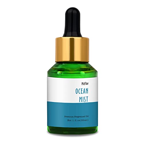 Image of Ocean Mist Fragrance Oil, MitFlor Single Scented Oil, Large Size Premium Grade Fragrance Oil for Soap & Candle Making, Fresh Summer Essential Oils for Diffuser, Home Fragrance, 30ml