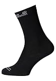 Jack Wolfskin Unisex Merino Classic Cut Socken, black, 41-43, 1905011