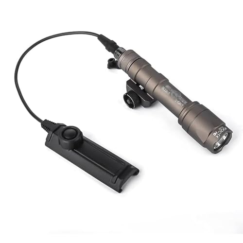 WADSN シュアファイア M600Cタイプ スカウトライト フラッシュライト デュアルスイッチ標準搭載 20㎜レイル対応 600ルーメン(タン)