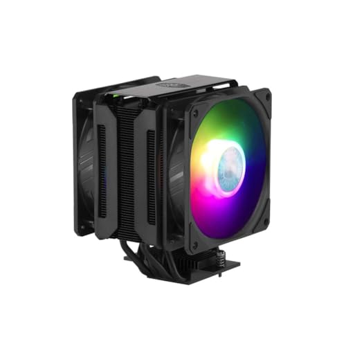 Image of Cooler Master MA612 Stealth ARGB CPU Cooler - Dual 120mm ARGB Fan| Support AMD & Intel CPU Socket AM4, AM3, LGA 1700, 2011, 1151, 1150 | 6 Heat Pipes | High Performance | Nickel Plated