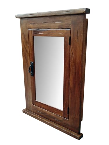 Primitive-Mission-Recessed-Medicine-CabinetRusticSolid-Wood-Handmade Primitive Mission Recessed Medicine CabinetRusticSolid Wood Handmade
