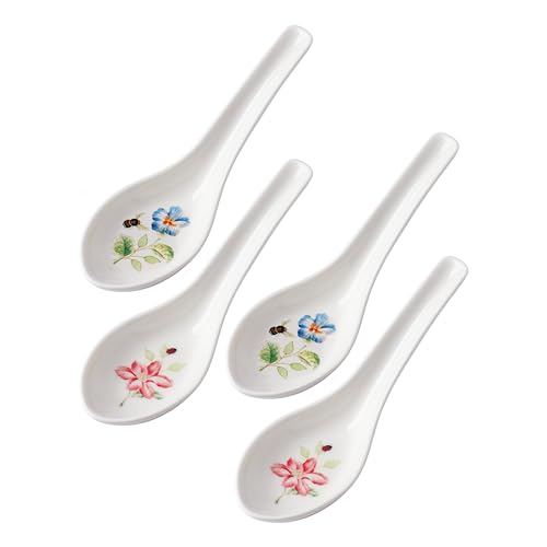 Lenox Butterfly Meadow Soup Spoon Set, 0.44, Multi