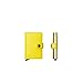 Secrid Women Mini Wallet Genuine Leather in crisple pattern RFID Safe Card Case for max 12 cards 16mm slim Yellow