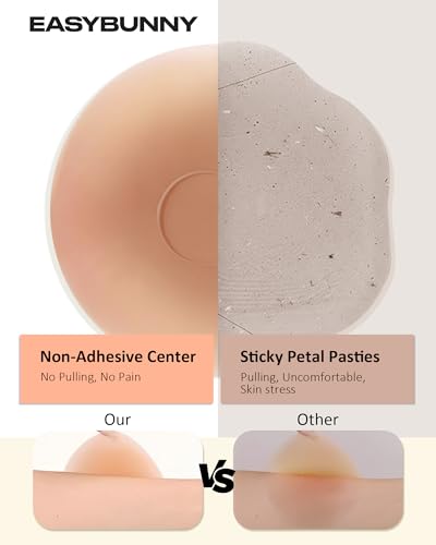 Image of Triangle Nipple Covers For Women Invisible Reusable Sticky Bra | Adhesive-Free Design For Deep V Tops & Dresses, Waterproof Comfort And Everyday Wear