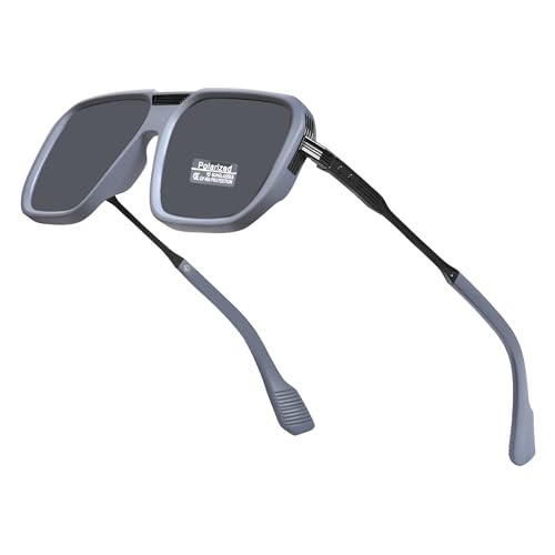 Image of Dervin UV Protected Polarized Square Sunglasses for Men and Women
