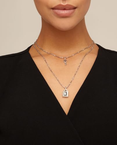 Uno de 50 LOCK Necklace, Sterling Silver-Plated4