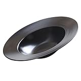 Assiette à pâtes à large bord : 🥣🍝bols à pâtes en céramique - fabriqué en substance céramique, ce plat est utilisé quotidiennement.