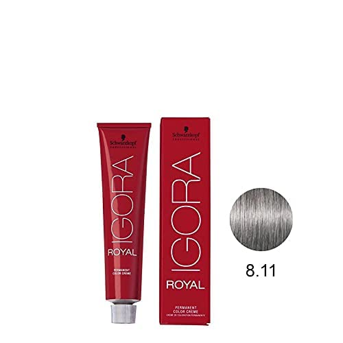 Schwarzkopf Professional Igora Royal Hair Color - 8-11 Light Blonde Cendre Extra #TOP2