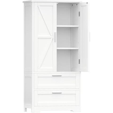 Keehusux 50.4" Bathroom Storage Cabinet Cover