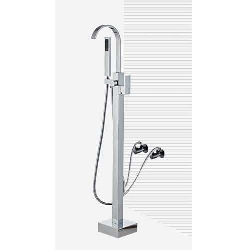Robinet baignoire autoportant stable à connexion murale