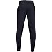 Under Armour Boys Rival Fleece Joggers , Black (001)/Onyx White , Youth Medium