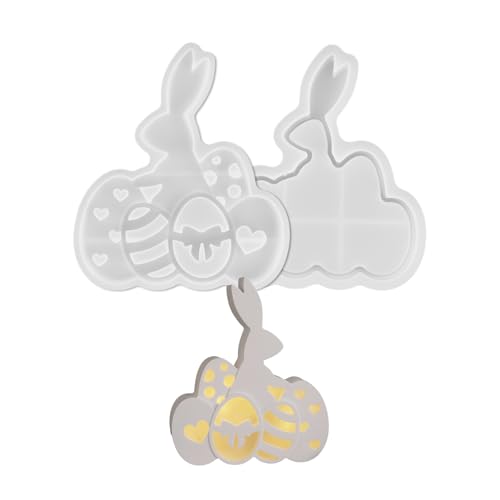 Crear Huevos De Pascua Y Conejo Siluetas Fondo De Vela