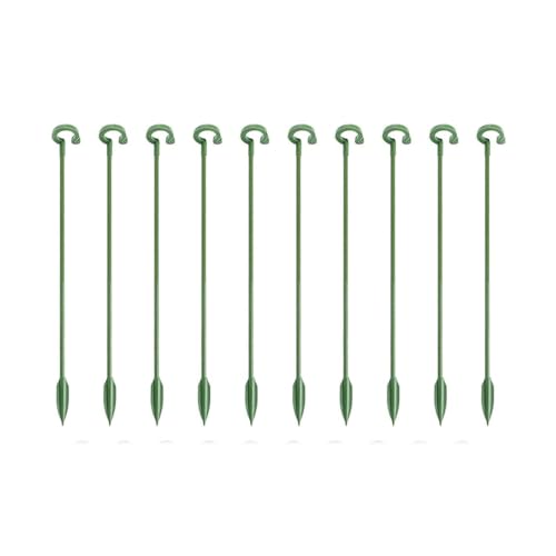 園芸支柱 花ささえ 観葉植物 支柱 園芸用品 観葉支柱 支え棒 細い 植物支柱 花支柱盆栽用 植物サポート 植物用クリップ 植物成長 家庭用/植物用/園芸用/農業用 10本セット(37CM)