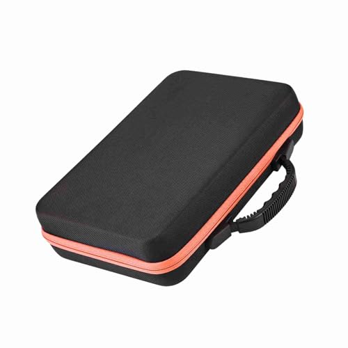 Generic Organizador Fuerte del Almacenamiento del Cuero de EVA del Estuche Que Lleva del Aceite Esencial para 60 Botellas 5ml, 15ml para el Viaje (Rojo)