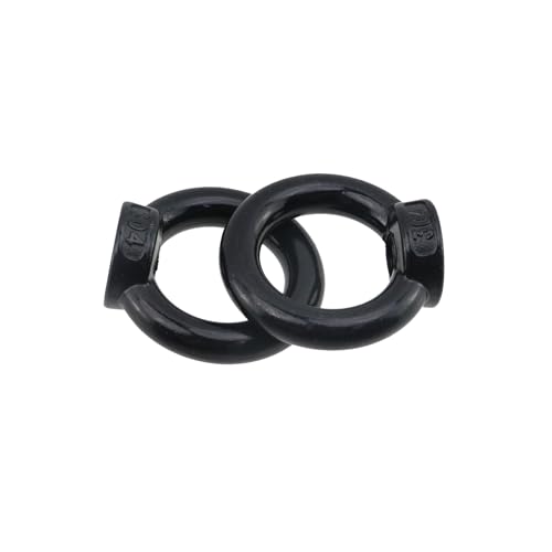 Image of Antrader 4pcs 304 Stainless Steel Ring Shape M10 Lifting Eye Threaded Nut