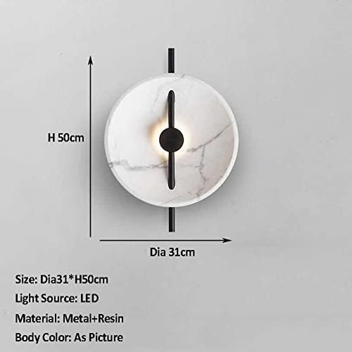 KUYT Lamp Licht Led Lam Lamp Noordelijke Imitatie Marmeren Sconce Licht Achtergrond Waars Decoratielampen Slaapkamer Bedroom Hotel Woonkamer photo 2