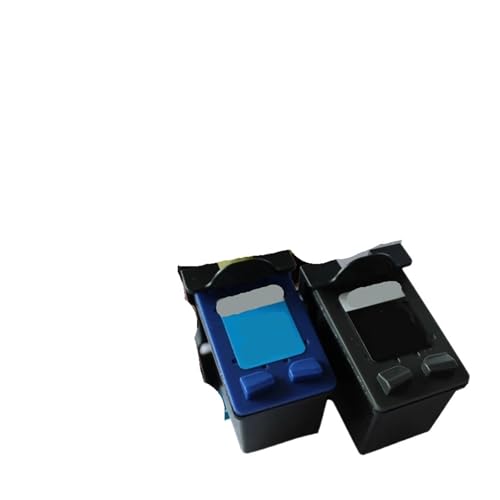 Ink Cartridge, Paquete Doble Recargable, Compatible con Cartucho de inyección de Tinta HP 21 Negro + 22 Colores for Deskjet F4140 F4172 F4180 F4190 F370 F380 ，Parts