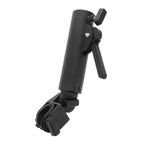 VICASKY 調節可能な ゴルフカート用傘ホルダー クランプ式 安定設計で風に強い 軽量ポータブル ゴルフ傘スタンド 多用途対応