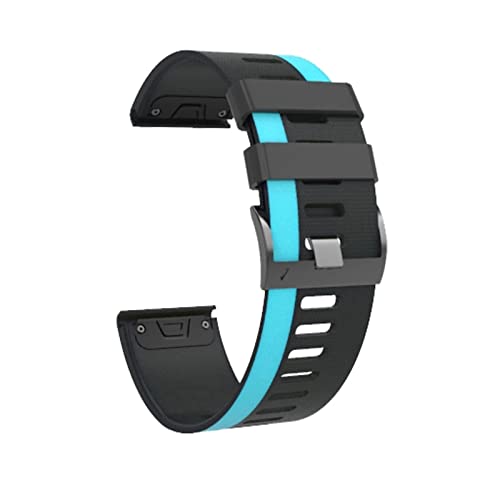 Bracelet Quickfit 26mm montre Garmin Fenix 5X silicone souple - 6