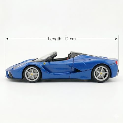 Image of LaFerrari 1:36 Scale Die-Cast Metal Car Model - Openable Doors Pull-Back Alloy Italian Hypercar Collectible Toy Car for Kids & Collectors