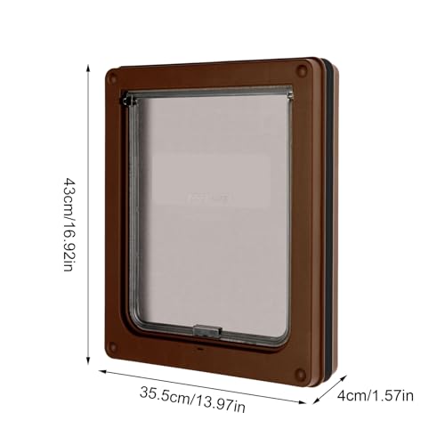 Porte d'animal de compagnie murale pour stopper les grattements