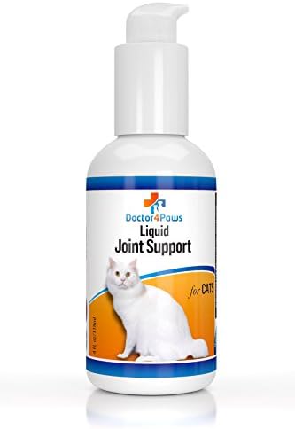 Doctor4Paws Premium Liquid Glucosamine for Cats, Supplement for Joint Pain Relief, Health and Support, Contains Glucosamine, Chondroitin and MSM