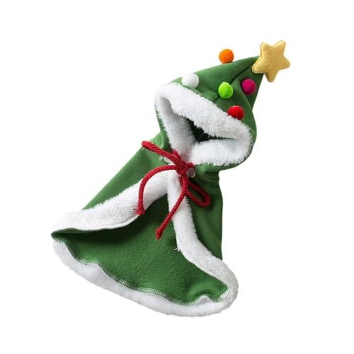 Dog Santa Tree Capes Cats Christmas Cloaks Santa Claus Pet Cloaks With Hat