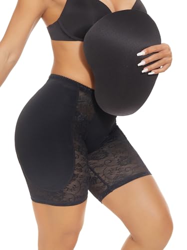 Velssut Hip Pads Shapewear Shorts for Women Hip Dip Pads Panties Tummy Control Underwear Seamless Paded Knickers