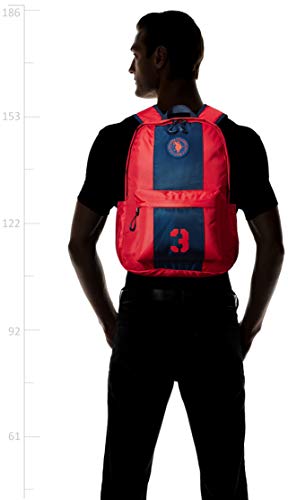 Image of US Polo Association Polyester 12.5 inches Red School Backpack (UKZT0008)