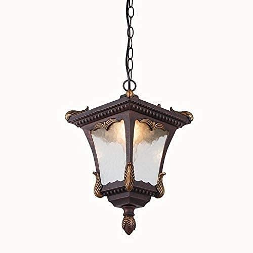 Lanterne de Plafond Extérieure E27 pour Sublimer votre Balcon Rural