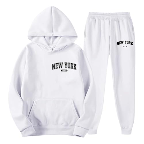 Tuta Uomo Completa Invernale,Tuta Uomo Felpata Completa Felpa Con Cappuccio