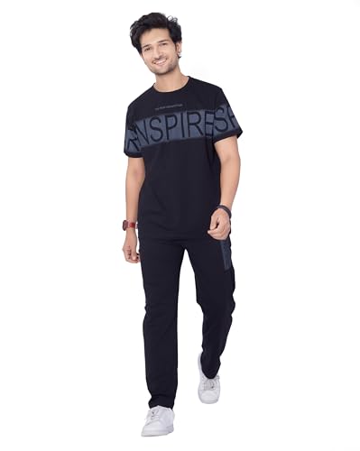 Image of WEET Cotton T-Shirt and Pyjama Set for Men,Night Wear for Men,Men's Pyjama Set 122