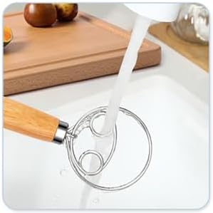 Spartali & Company Versatile 13-Inch Danish Dough Whisk for Sourdough: Essential Sourdough Bread Baking Supplies, Bread Making Tools, and Baking Tools - Whisks for Cooking & Mixing Dough Effortlessly - Image 7