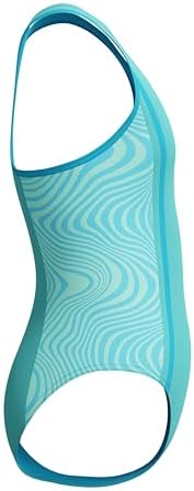 Speedo Girls One Piece Swimsuit Thick Strap Racerback Printed