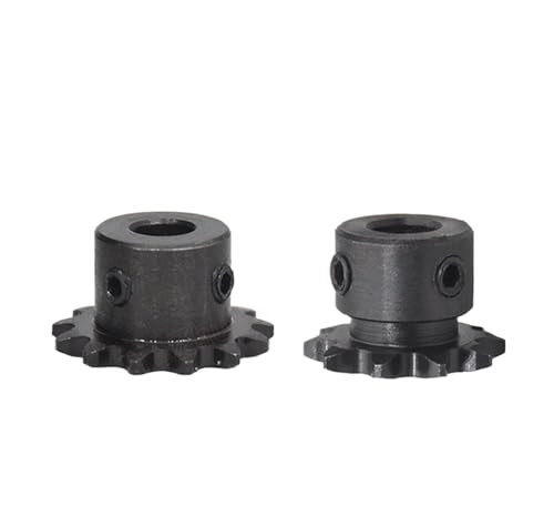 Bevel Gear Pinion Hardware Mechanical 1pc 12T 04C Chain Gear 45# Steel 12 Teeth Industrial Drive Sprocket Wheel Bore Size 5 6 6.35 7 8 10 12mm(6.35mm)