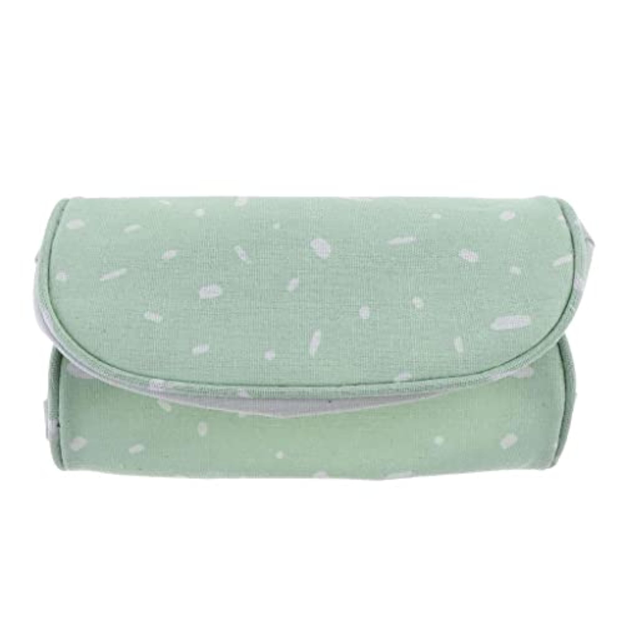 Travel Canvas Tissue Box Napkins Storage Holder for Home & Car, Light Green