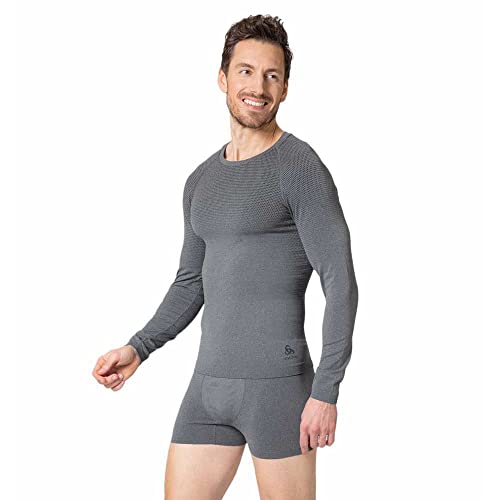 Maillot de course Odlo Performance Light vetement running homme gris melange