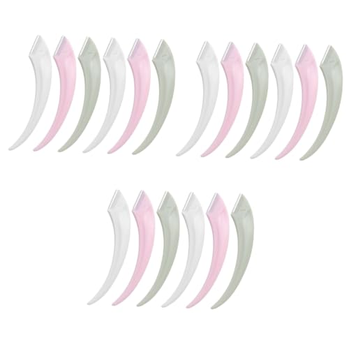 FOMIYES 3sets e Eyebrow Trimmer Scissors Face Hair Removal Device Beauty Tool Portable Easy to Carry 6pcs*3