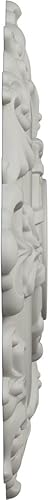 Miniatura 101 de Ekena Millwork CM18RL medallón de techo Riley de 18 in (diam. ext.) x 3 1/2 in (diam. int.) x 1 1/2 in, CM18RL