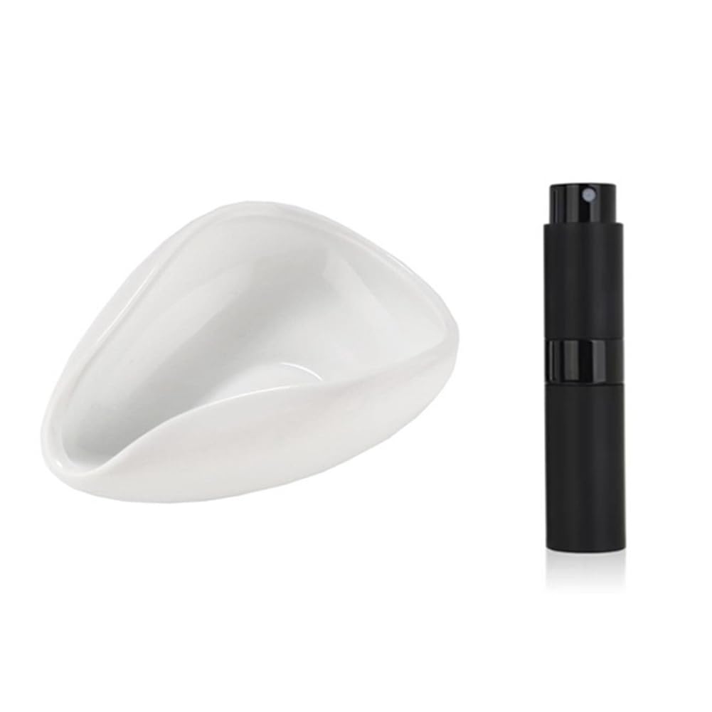 CTRLZS Coffee Bean Dosing Cup and Bottle Set Ceramic Dosing Espresso Sprayer Single Dose Measuring Tray Kit