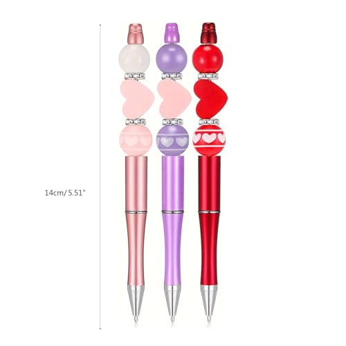 Stylos à bille cadeaux de Noël lot de 121 stylos transfert chaleur perles strass