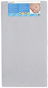 Safety 1st Heavenly Dreams Baby Crib & Toddler Bed Mattress, Waterproof Cover, Firm, Fits Standard Size Cribs & Toddler Beds, White