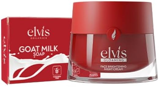Glow Duo | Face Brightening Night Cream 35g with Goat Milk Soap Combo