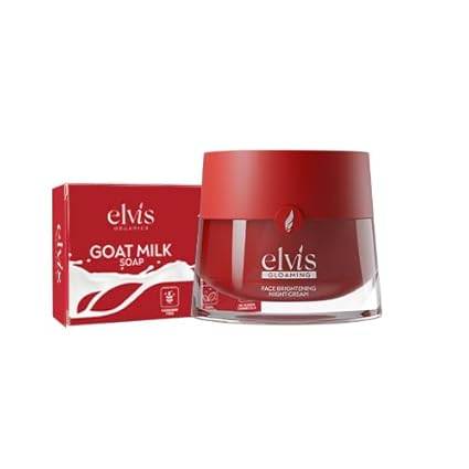 Glow Duo | Face Brightening Night Cream 35g with Goat Milk Soap Combo