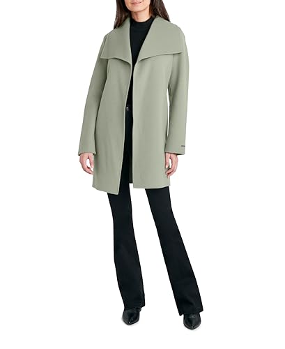 TAHARI Ella Women's Wool Blend Double Face Warm Wool Wrap Coat4