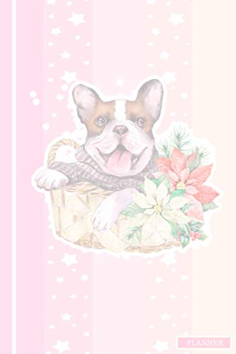 Planner: French Bulldog Undated Monthly & Weekly Planner Book Schedular Diary/ French Bulldog Diary/Kawaii Planner/Bulldog Gifts for Bulldog ... for Bulldog Lover/French Bulldog Lover Gifts image 2